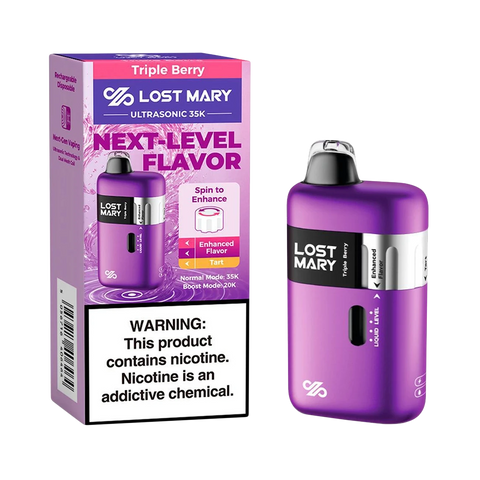 Lost Mary Ultrasonic Triple Berry Flavor - Mixed Berry Disposable Vape