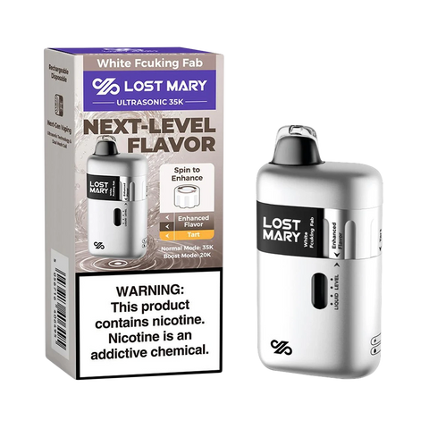 Lost Mary Ultrasonic White Fuking Fab Flavor - Exotic Creamy Fruit Vape