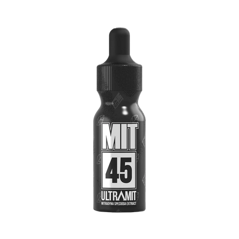 MIT45 UltraMIT Kratom Extract Shot bottle with dropper cap