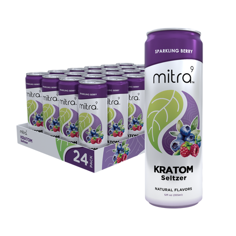 Mitra9 Kratom Seltzer Drink - 24 Pack