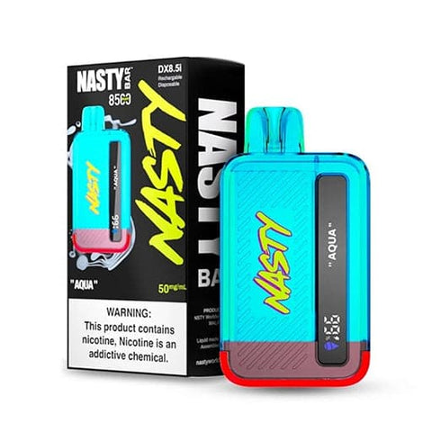Taste AquaFlavor w/ 8500 Puffs from Nasty Bar DX8.5i Disposable Vape
