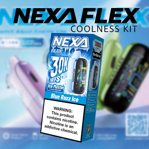 Nexa Flex 40K Puffs Kit Disposable Vape – Coolness Edition with assorted fruit flavors