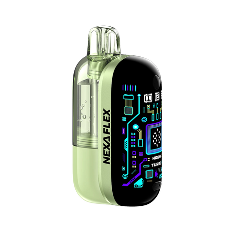 Nexa Flex 40K Puffs Kit Disposable Vape – Visible Edition – Sour Apple Ice