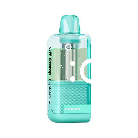 Black Mint – Off-Stamp X-Cube Crystal 35k Pod with Cool Menthol and Dark Mint Flavor