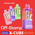 Off-Stamp X-Cube Crystal 35k Pod Vape – 35,000 Puff Disposable with Dual Mesh Coil and Adjustable Airflow