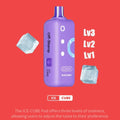 Off-Stamp Ice Cube Pod Disposable Vape – 25K Puffs, Dual Mesh Coil, Adjustable Coolness