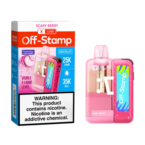 Scary Berry flavor – sour mixed berry vape pod by Off-Stamp