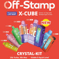 Off-Stamp X-Cube Crystal Kit 35k Disposable Vape with LED display and pod system