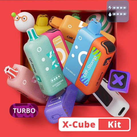 Off-Stamp Classic Cube Pod 25K high-puff disposable vape device in multiple flavor options