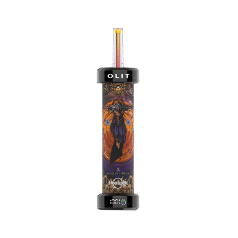 Peach Ice Olit Hookalit 40K vape with menthol twist