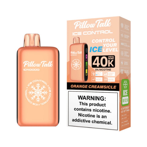 Pillow Talk Vape Orange Creamsicle combines creamy vanilla with citrusy orange for a nostalgic flavor, making it a popular choice among pillow talk vape flavors.