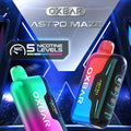 Oxbar Astro Maze 50K Disposable Vape – Front view of the device with RGB lights, compact design and high puff capacity
