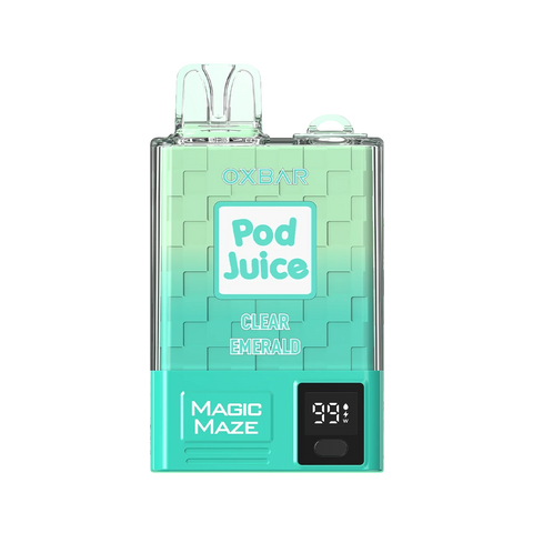 Clear Emerald flavor Oxbar Magic Maze Pro 10k vape