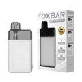 Oxpod Elite Kit White Crocodile – elegant white leather texture with airflow control and refillable design.