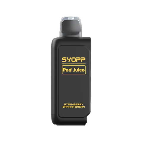 Oxbar Pod Juice SVOPP 30K vape flavor Strawberry Banana Dream – creamy banana and fresh strawberry blend.