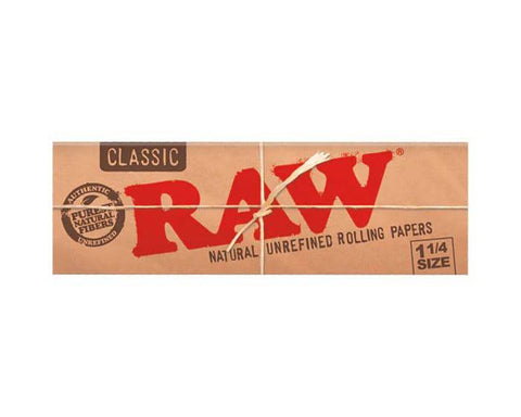 RAW CLASSIC 1 1/4 ROLLING PAPERS PACK - Vape City USA - Smoking Accessories