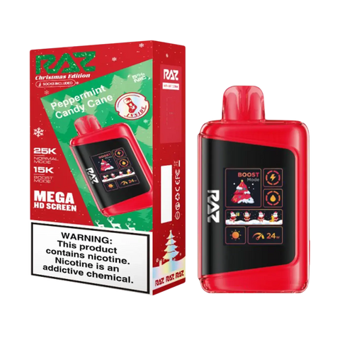 Raz LTX Vape 25K Christmas Edition - Festive Flavors & Features