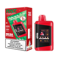 Raz LTX Vape 25K Christmas Edition in Peppermint Candy Cane flavor, a festive blend of cool mint and sugary sweetness.