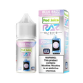 Blue Razz Cotton Clouds flavor bottle of RAZ x Pod Juice Synthetic Salt 30ml – sweet blue raspberry cotton candy vape juice