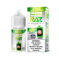 Jolly Green Apple flavor bottle – sour green apple candy vape from RAZ x Pod Juice Salt 30ml