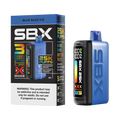 SBX 25K Disposable Vape Blue Razz Ice with tangy and icy finish