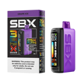 SBX 25K Disposable Vape Grape Ice with bold and cool grape flavor