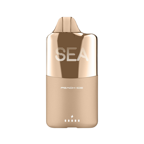 Peach Ice SEA XS 15000 vape – sweet peach taste with a cold menthol burst