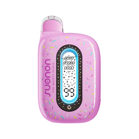 Suonon Donete 50K Disposable Vape in The Mighty Peach flavor – juicy peach disposable vape with smooth nicotine hit