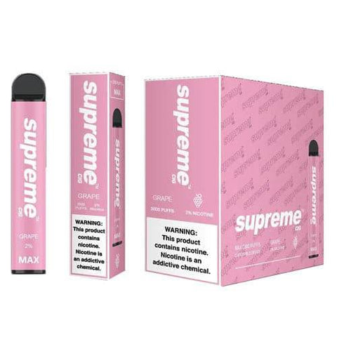 SUPREME MAX DISPOSABLE VAPE DEVICE - 10PK - Vape City USA - Vaporizers & Electronic Cigarettes
