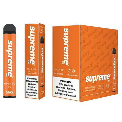 SUPREME MAX DISPOSABLE VAPE DEVICE - 10PK - Vape City USA - Vaporizers & Electronic Cigarettes