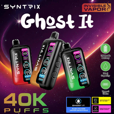 Syntrix Ghost It 40K Puffs Disposable Vape