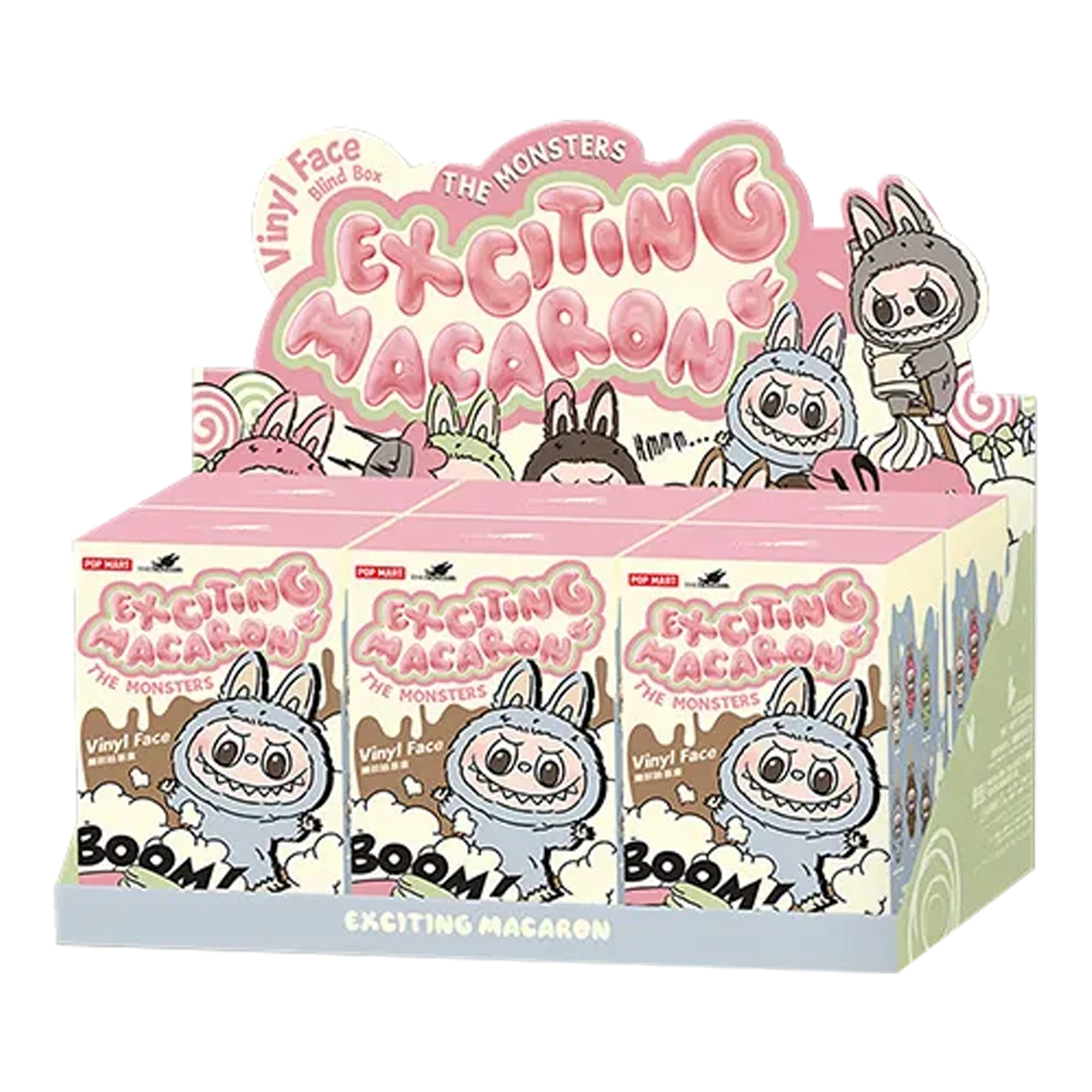 Exciting Macaron Vinyl Face モンスター Pop Mart Labubu – Exciting Macaron Vinyl Face Blind Box