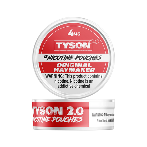 Tyson 2.0 Haymaker 4mg – Unflavored Nicotine Pouch