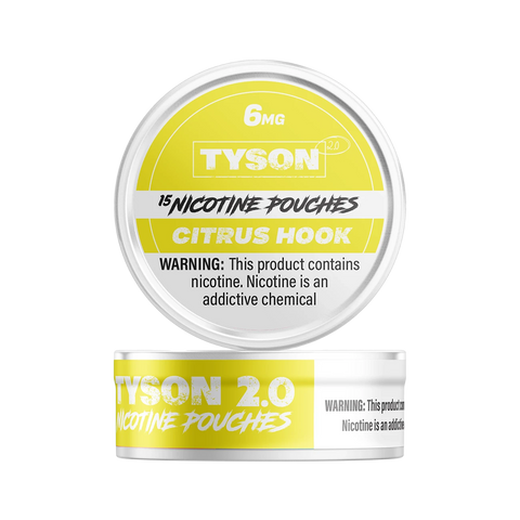 Tyson 2.0 Citrus Hook 6mg – Tobacco-Free Citrus Pouches