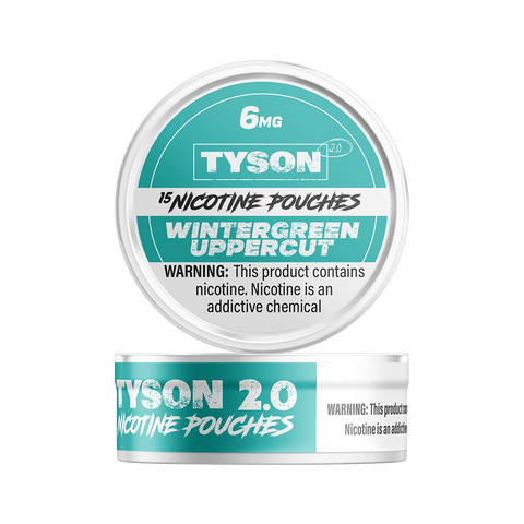 Tyson 2.0 Wintergreen 6mg – Balanced Minty Pouch