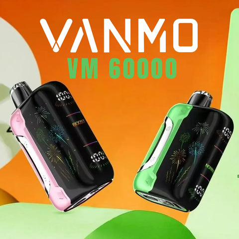 Vanmo VM60K Disposable Vape 60000 Puffs with HD Screen and USB-C Charging