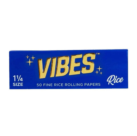 VIBES 1 1/4 RICE ROLLING PAPERS 50CT BOX - Vape City USA - Smoking Accessories
