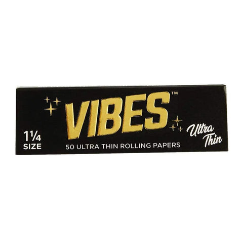 VIBES 1 1/4 ULTRA THIN ROLLING PAPERS 50CT BOX - Vape City USA - Smoking Accessories