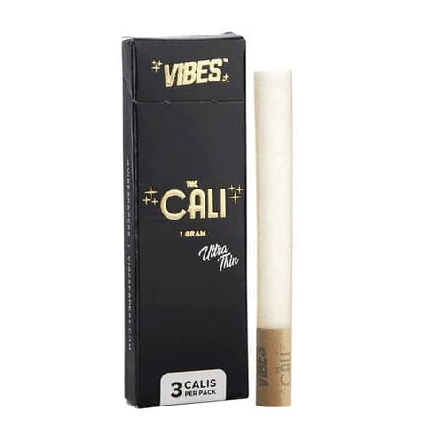 VIBES CALI ULTRA THIN PRE ROLLED 1-GRAM CONE 3-PACK - Vape City USA - Smoking Accessories