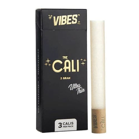 VIBES CALI ULTRA THIN PRE ROLLED 2-GRAM CONE 3-PACK - Vape City USA - Smoking Accessories