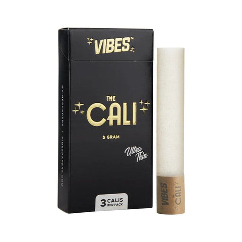 VIBES CALI ULTRA THIN PRE ROLLED 3-GRAM CONE (3-PACK) 8CT BOX - Vape City USA - Smoking Accessories