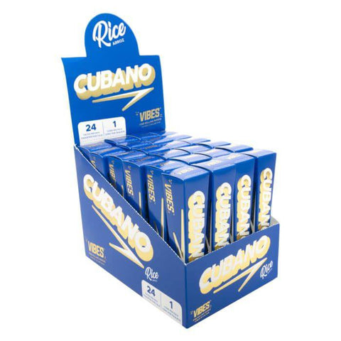 VIBES CUBANO RICE PRE ROLLED CONE 24CT BOX - Vape City USA - Smoking Accessories