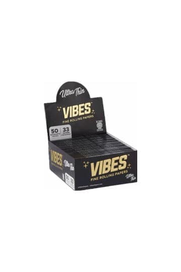 VIBES KING SIZE ULTRA THIN ROLLING PAPERS 50CT BOX - Vape City USA - Smoking Accessories