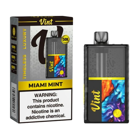 Miami Mint – Vint 50K Disposable Vape Offering Cool, Crisp Mint Sensation