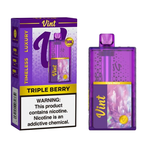 Triple Berry – Vint 50K Disposable Vape Blending Strawberry, Blueberry, and Raspberry