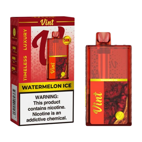 Watermelon Ice – Vint 50K Puffs Disposable Offering Juicy Watermelon with Menthol Finish