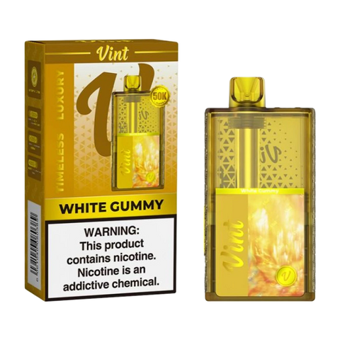 White Gummy – Vint 50K Vape with Sweet Pineapple Gummy Candy Flavor Profile