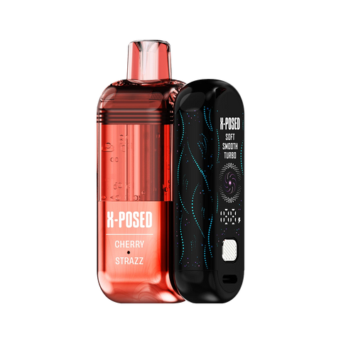 X-Posed 35K Disposable – Cherry Strazz flavor