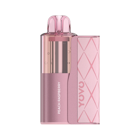 Peach Raspberry YOVO JB50000 Disposable Vape Pod – 50,000 puff salt nic flavor 