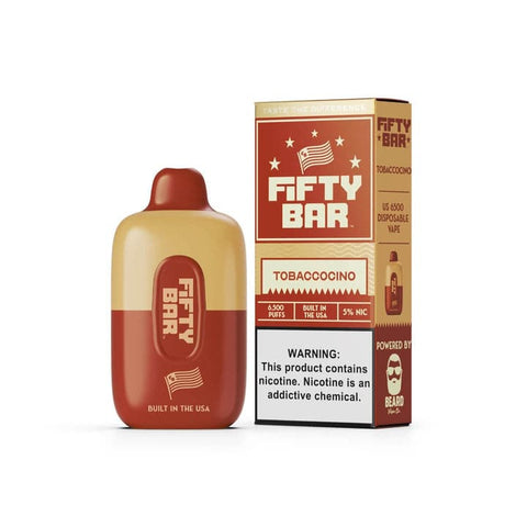 Fifty Bar Disposable Vape - 6500 puffs - Tobaccocino